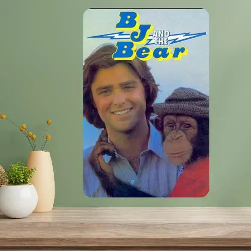 BJ and the Bear Classic TV Show Metal Poster Sign Metal Wall Sign Axl aluminum sign aluminum 40x30cm