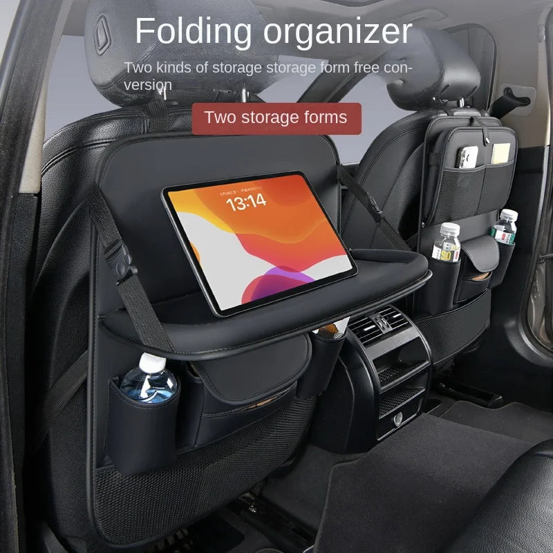 Car Backseat Organizer – Dining Table, Tablet Holder & Pockets Backseat Car Organizer Axl
