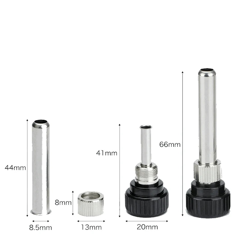 Solder Iron Tips Set & Handle Adapter for ESD & HAKKO Soldering Tips Kit Axl