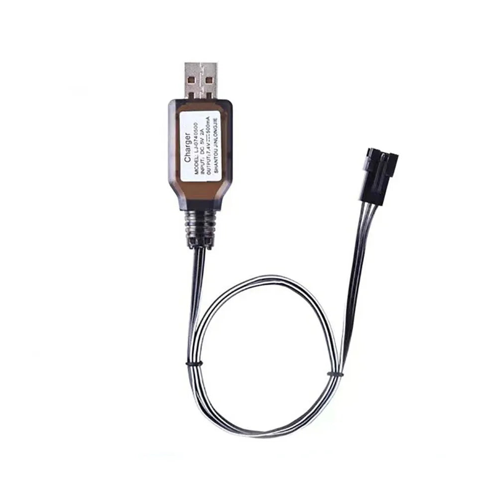 USB Battery Charger Cable 3.7V–11.1V | XH PH SM RC Hobby RC Battery Charger Axl 7.4V SM-3pin