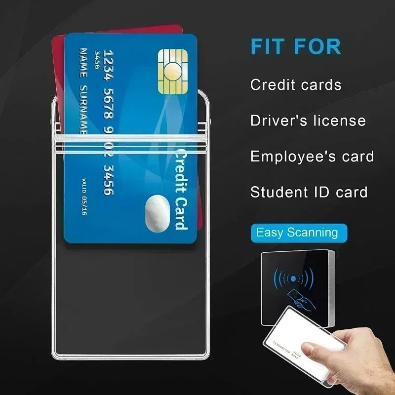 Waterproof Transparent Card Sleeves 10/30 PCS – ID & Credit Card Protective Sleeve Axl