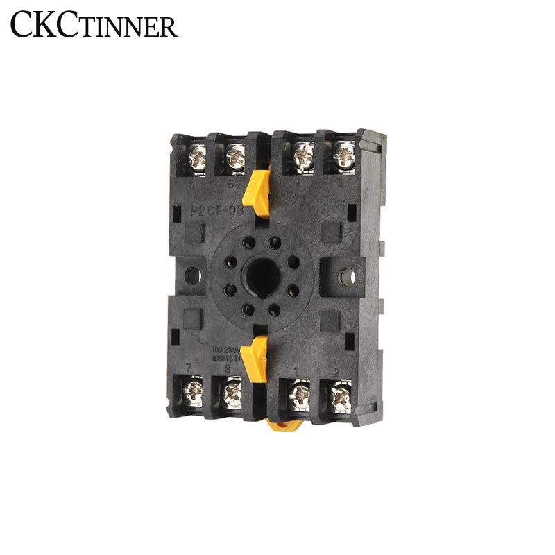 P2CF-08 8-Pin Relay Socket Base | DIN Rail Mount Relay Socket Base Axl