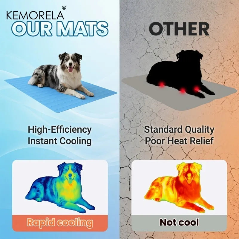 KEMORELA Pet Cooling Pad – Breathable Mesh Dog Bed Pet Cooling Pad Axl