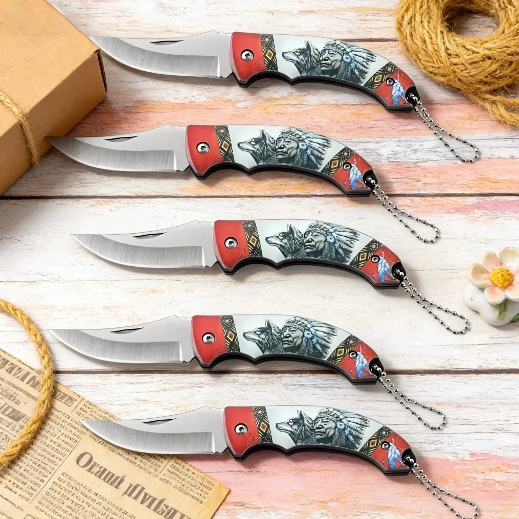 Multifunctional Folding Knife – EDC Camping & Fishing Utility Folding Pocket Knife Axl Pocket Knife-5PCS