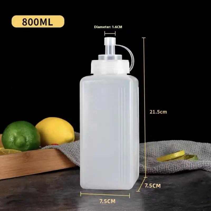 Squeeze Sauce Bottles 600/800/1000ml – Wide Mouth Condiment Dispenser Squeeze Sauce Bottle Axl 800ml