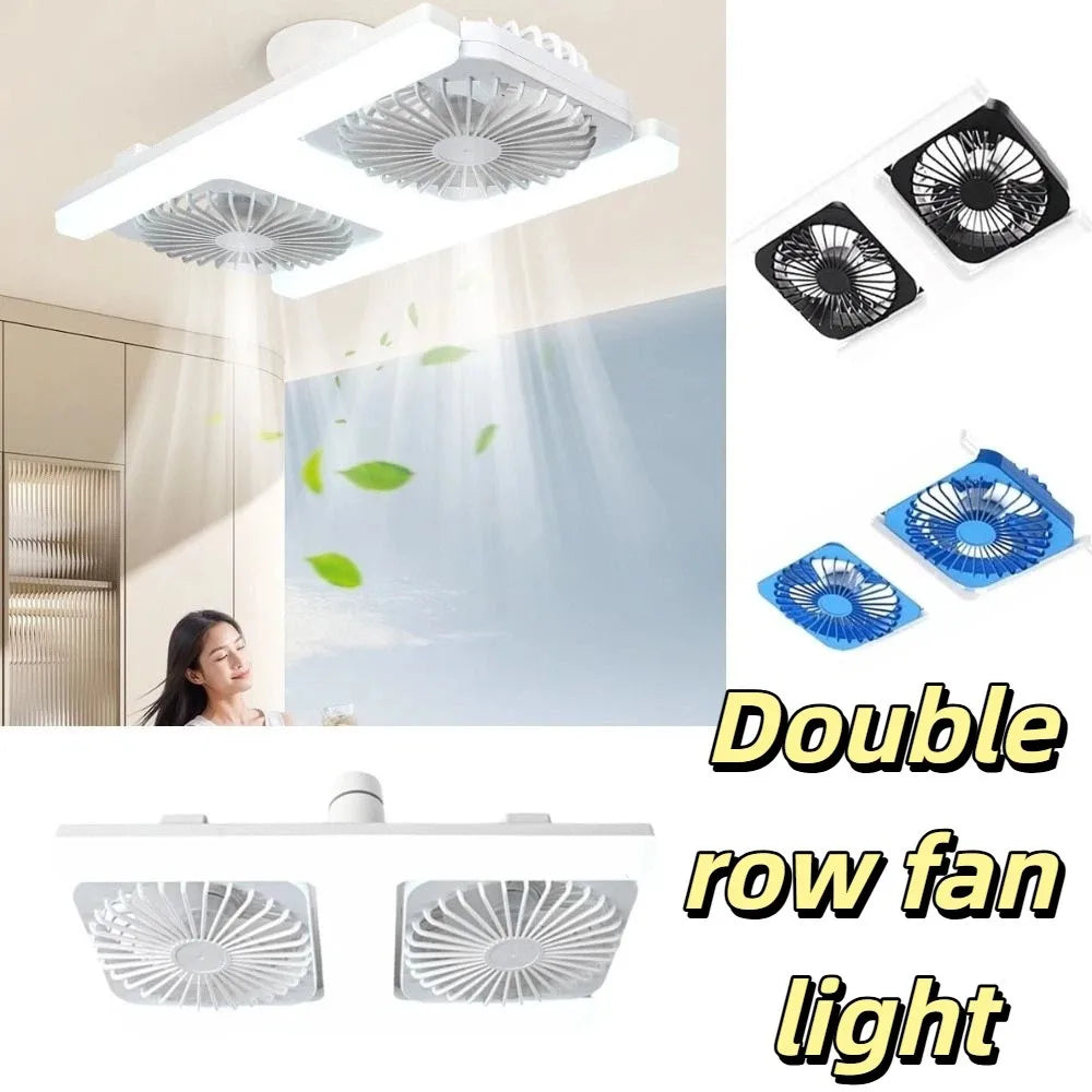 60W E27 LED Ceiling Fan – Silent Double Blade & Dimmable Light LED Ceiling Fan Axl