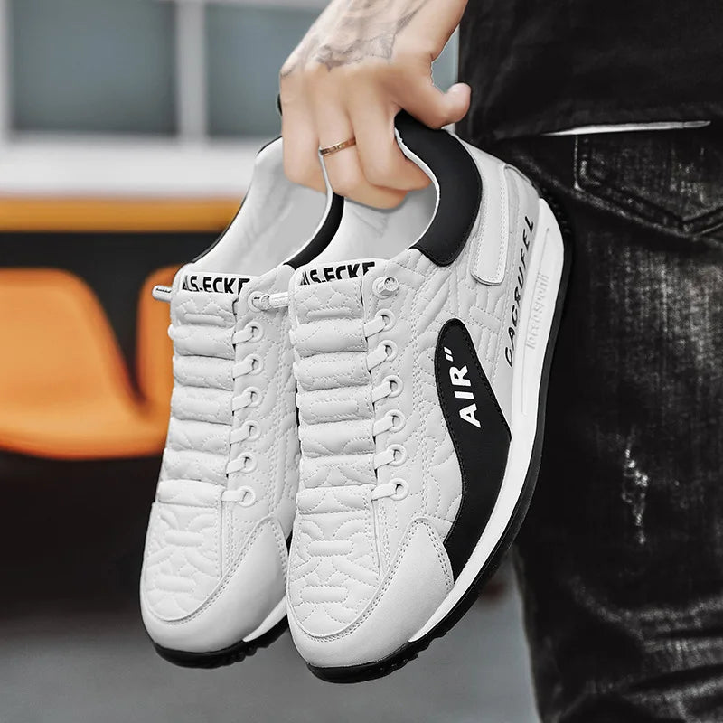 Men's Thick Sole Vulcanized Sneakers – Breathable Casual Shoes Casual Sneakers Axl