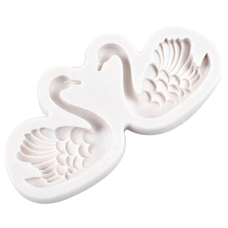Swan Silicone Mold – Chocolate, Cake Decorating & DIY Crafts Silicone Baking Mold Axl