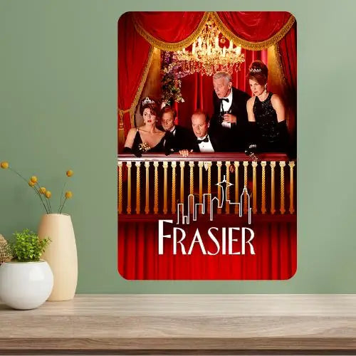 Frasier Classic TV Show Metal Poster Sign | Retro Wall Art Metal Wall Sign Axl aluminum sign aluminum 40x30cm