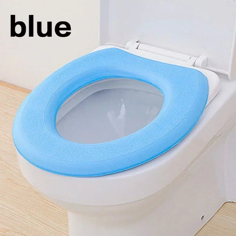 Waterproof EVA Toilet Seat Cushion Cover – Universal 41×38cm Toilet Seat Cover Axl Blue