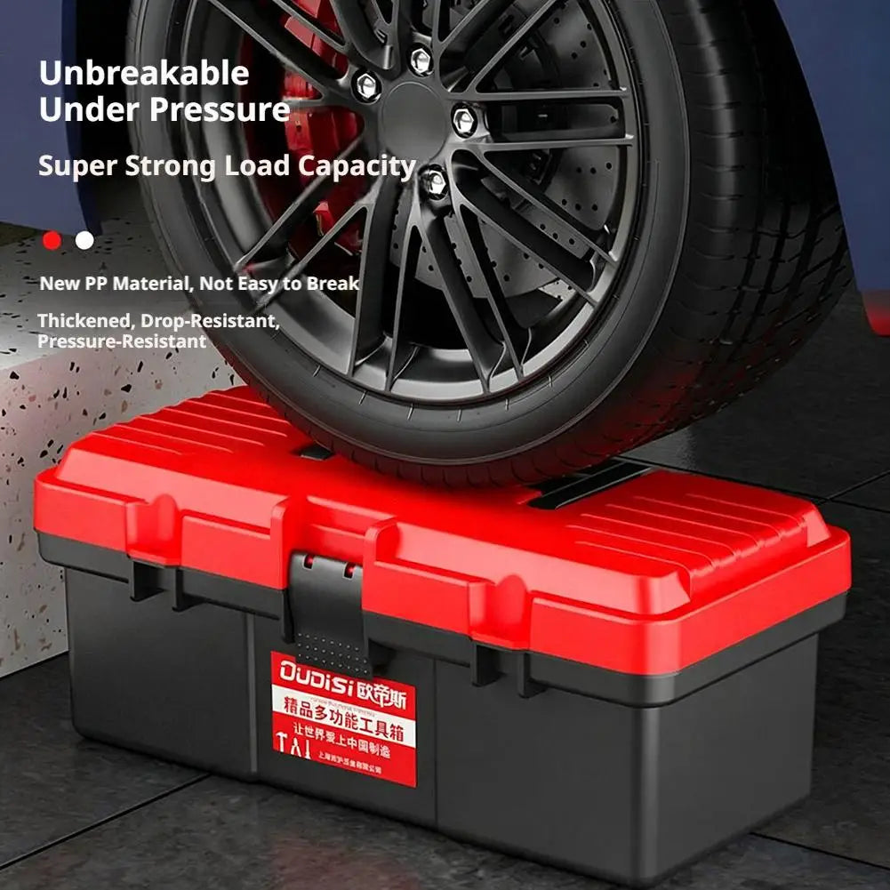 13-Inch Hard Carry Toolbox – Heavy Duty DIY Tool Storage Case Tool Storage Box Axl