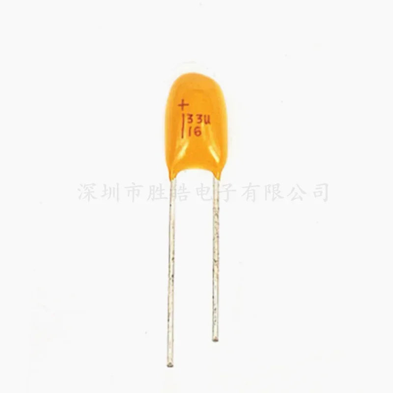 10-Pack 16V 33uF DIP Tantalum Capacitors – NioCen Through Hole Tantalum Capacitor Axl 10PCS