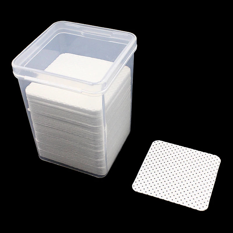 Cotton Pad & Nail Art Storage Box – Clear PP Organizer Nail Art Organizer Axl