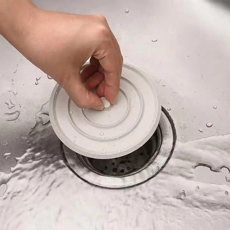 Silicone Drain Plugs – Odor-Proof Covers for Sink & Bathtub Drain Plug Cover Axl