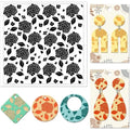 Hydrangea Polymer Clay Texture Sheet – Flower & Leaf Stamp Clay Texture Stamp Axl AECH04-19556