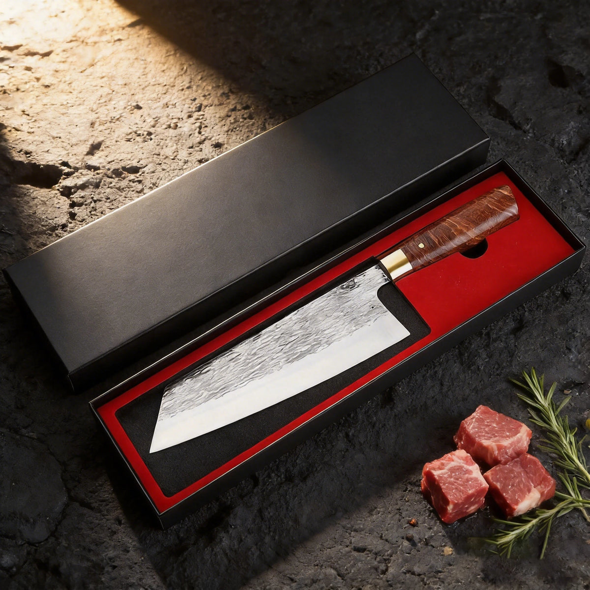 Hand-Forged Japanese Style Chef's Knife – Stainless Steel Chef's Knife Axl