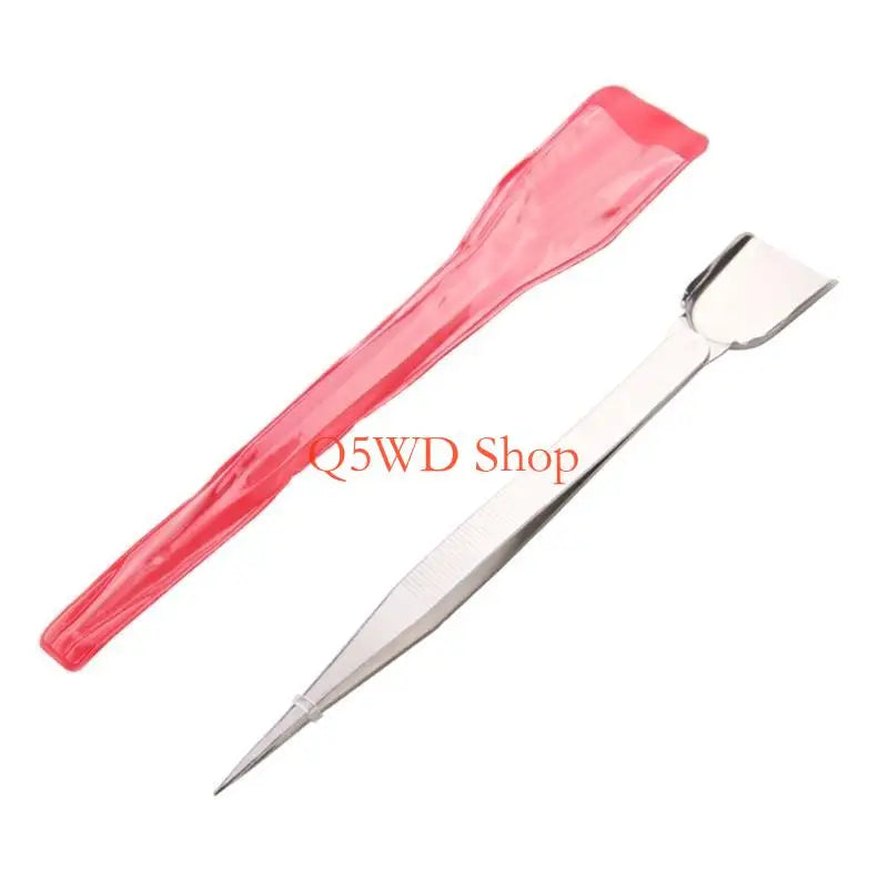Stainless Steel Pointed Beading Tweezer with Shovel Tip – 16cm Beading Tweezer Axl