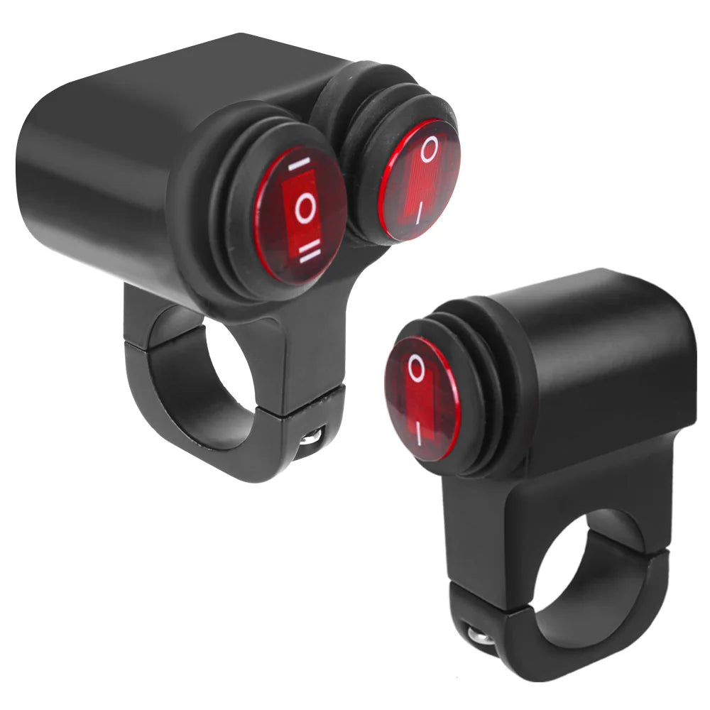 Waterproof 12V Motorcycle Handlebar Headlight On/Off Switch Motorcycle Handlebar Switch Axl