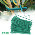 50 Reusable Adjustable Plant Cable Ties – Garden Stem Clips Garden Plant Ties Axl Default Title