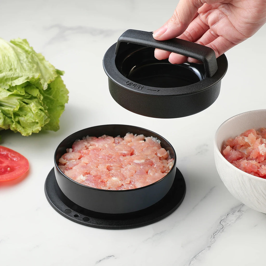 Non-Stick Burger Patty Press Maker – Stuffed Beef Mould Burger Patty Press Axl