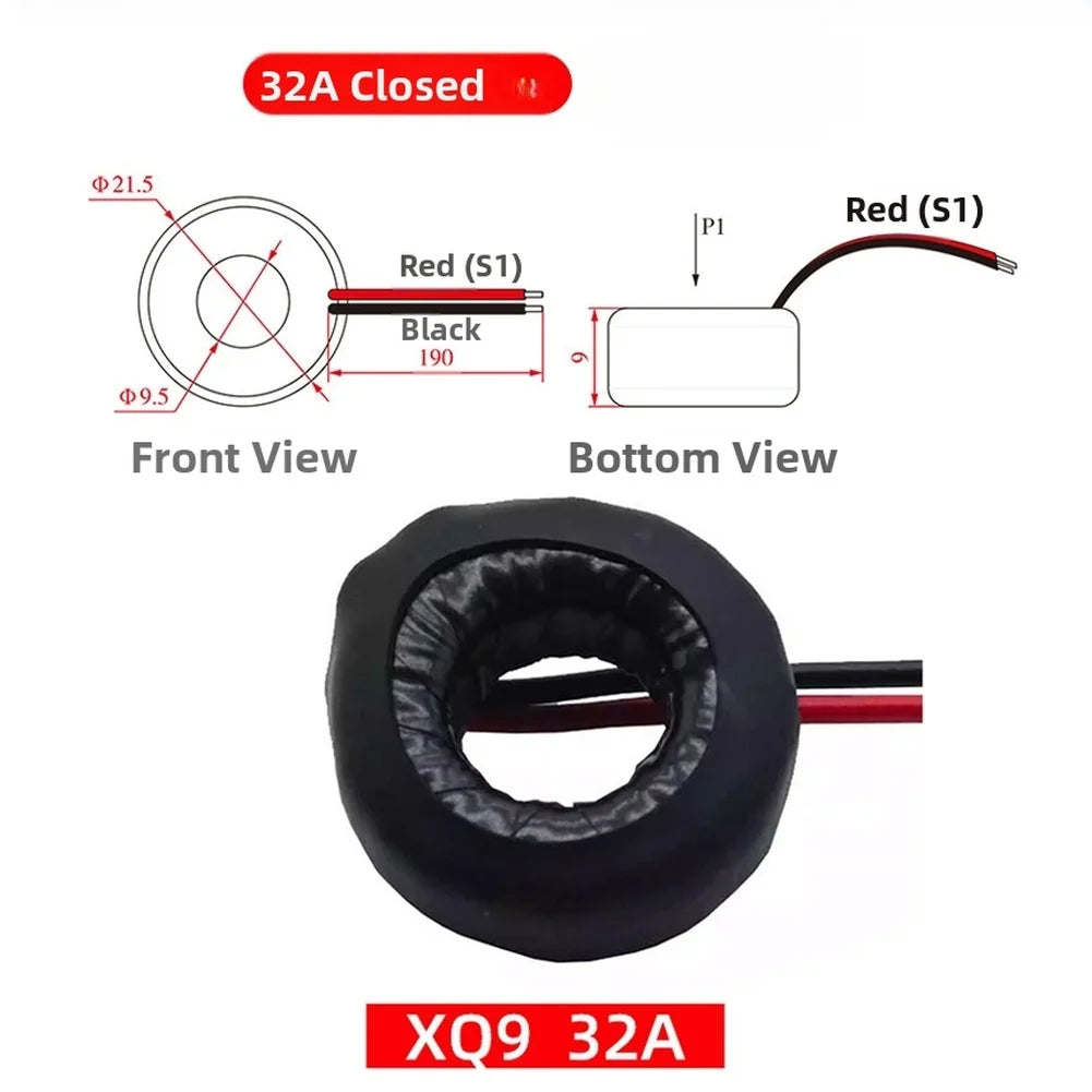 Closed-Core Current Transformer AC/DC 32A–500A | Axl Current Transformer Axl 32A China Mainland