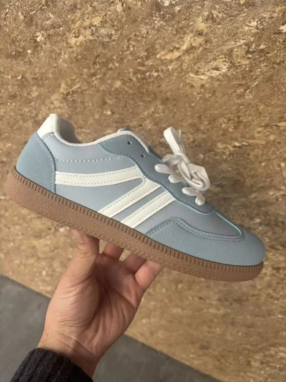 Women's Low Top Canvas Sneakers – Wide Toe Lace-Up Trainers