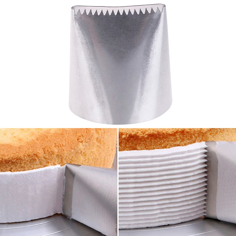 Large Icing Piping Nozzle – Stainless Steel Cake Decorating Tip Cake Piping Nozzle Axl