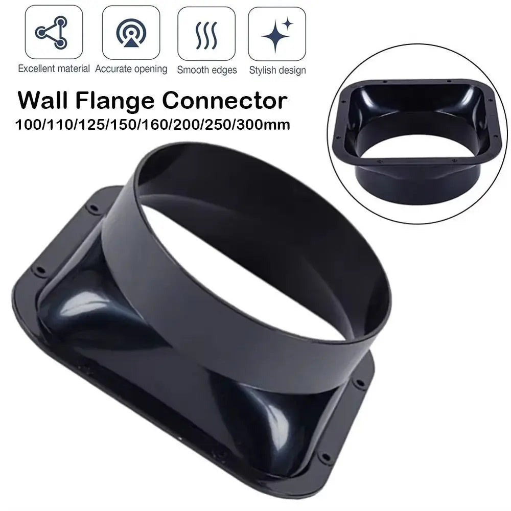 Flange Duct Connector – Air Ventilation Adapter 100–300mm Ventilation Duct Adapter Axl