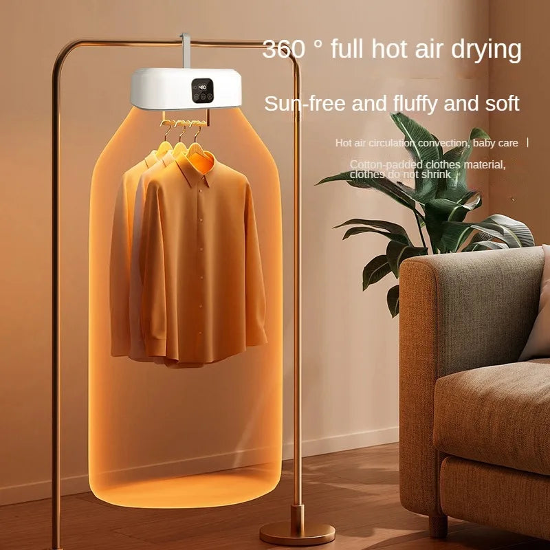 BALASHOV 600W Remote Control Electric Clothes Dryer with Timer Electric Clothes Dryer Axl