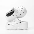 Women's Chunky Platform EVA Clogs | Non-Slip Summer Sandals Platform Clogs Axl White 37-38
