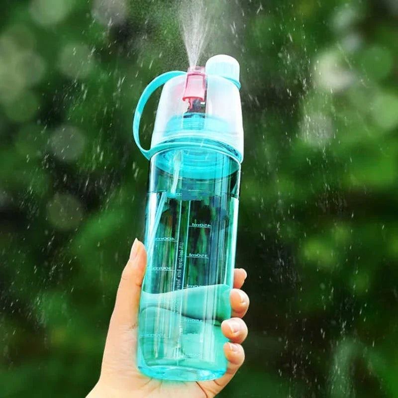 600ml Spray Water Bottle – BPA-Free Mist Sports Bottle Spray Water Bottle Axl