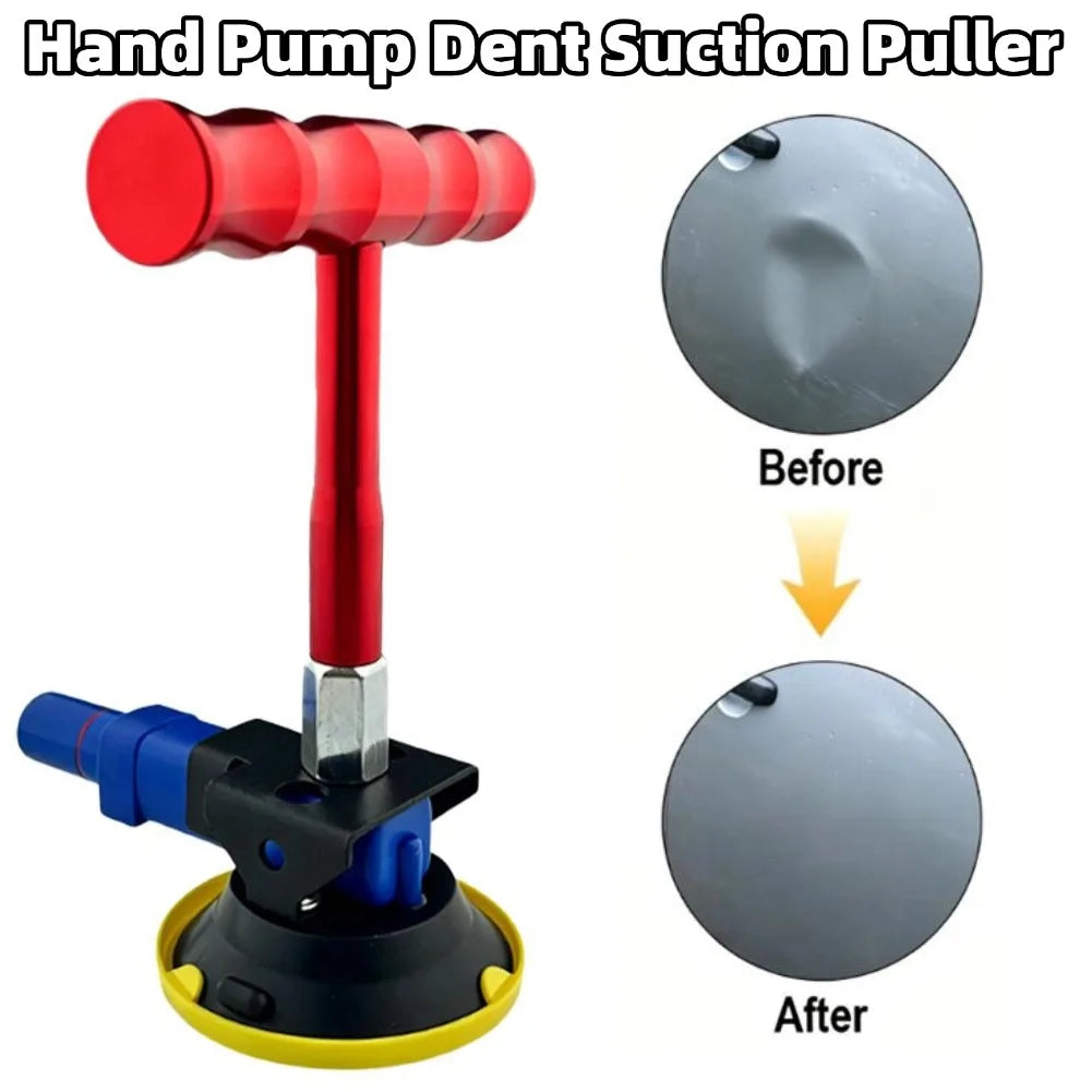 T-Handle Suction Cup Dent Puller | Paintless Car Dent Repair Dent Repair Tool Axl