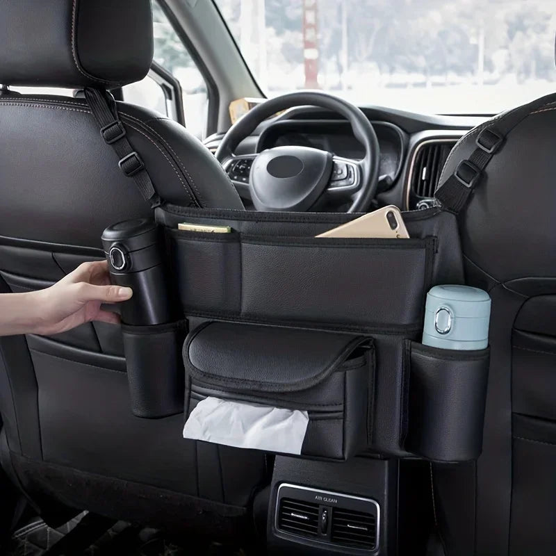 Car Seat Hanging Storage Bag – Organizer for Tidy Travel Car Seat Organizer Axl