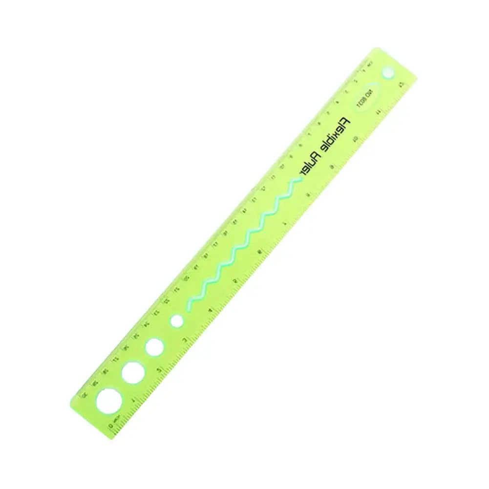 30cm Flexible Folding Ruler – Soft Plastic Student Ruler Flexible Ruler Axl C
