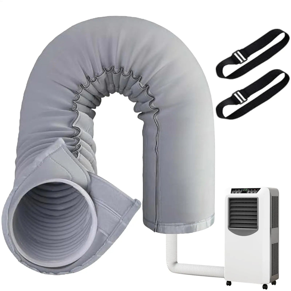 AC Hose Insulation Sleeve – Fits 5" & 5.9" Exhaust Duct AC Hose Cover Axl