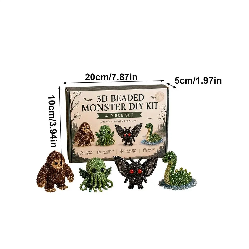 3D Beaded Animal Craft Kit – DIY Beading Set for Adults & Kids DIY Beading Craft Kit Axl 03