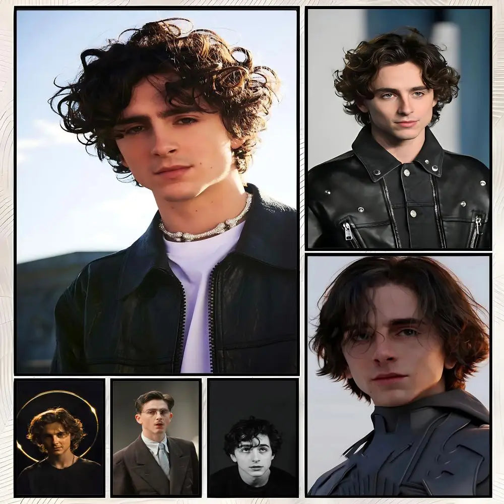 Timothée Chalamet HD Wall Poster – Self-Stick Waterproof Decor Wall Art Poster Axl