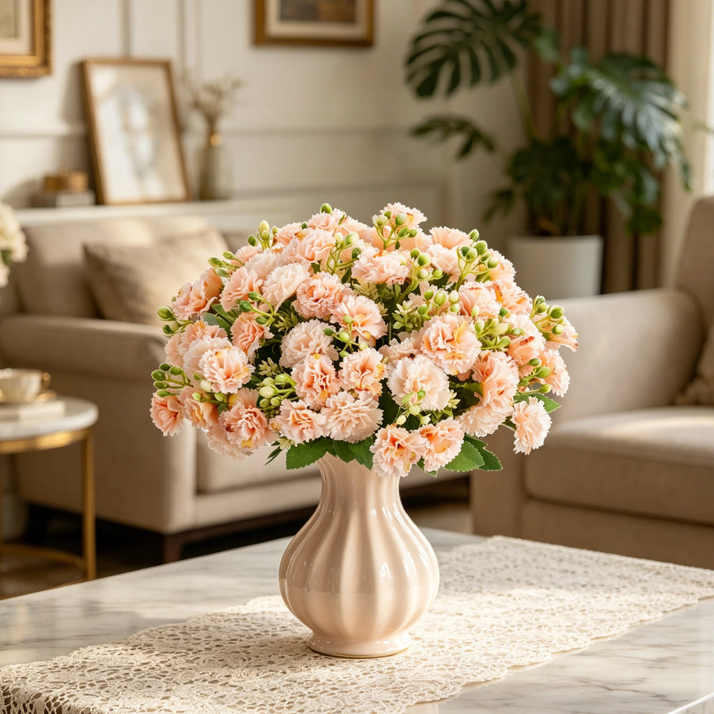 Silk Carnation Artificial Flowers – Wedding & Home Décor Artificial Silk Flowers Axl