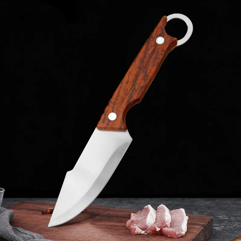 InLeung Hand Forged Boning Knife – Stainless Steel 10" Boning Kitchen Knife Axl
