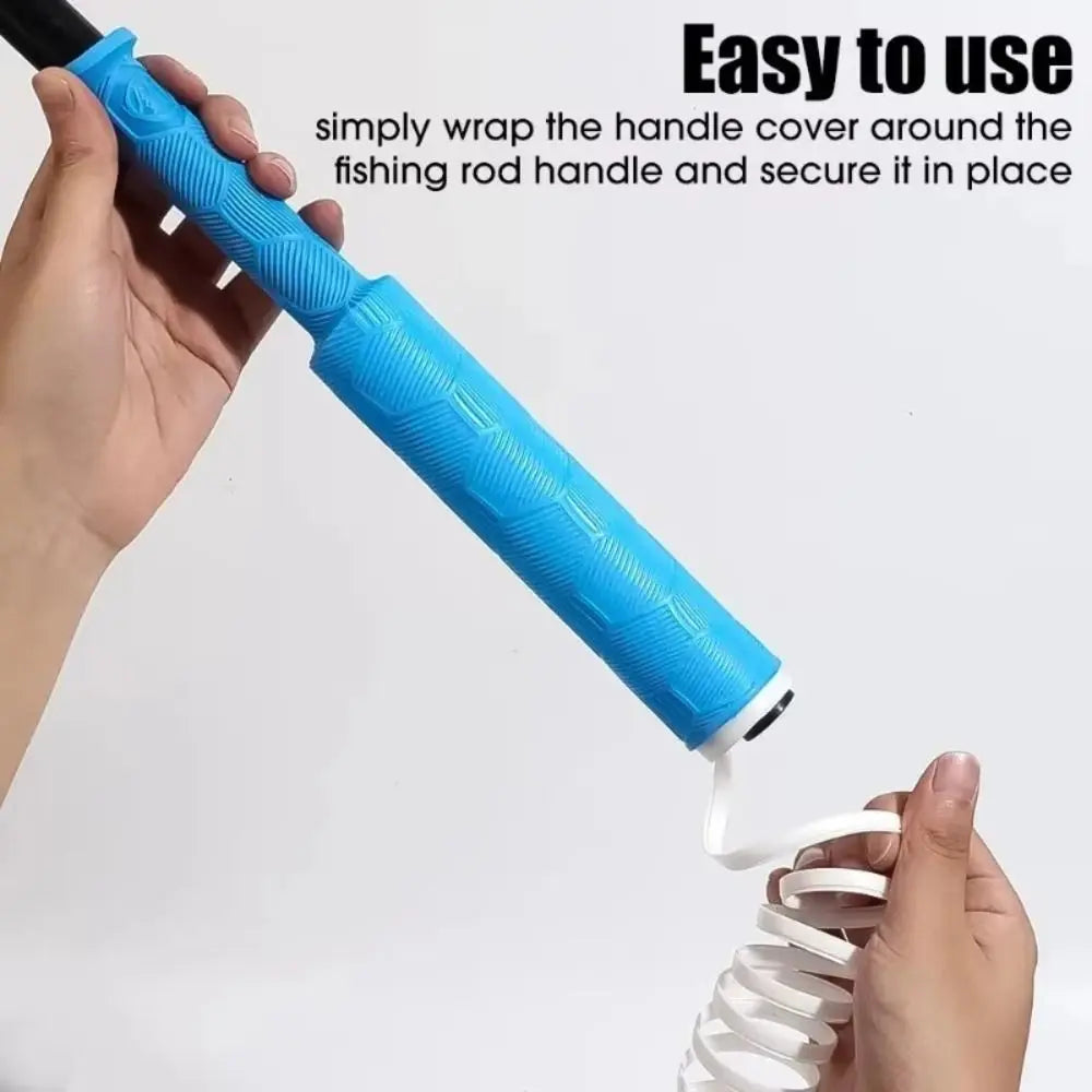 Silicone Fishing Rod Handle Grip Wrap – Non-Slip Cover Fishing Rod Grip Axl