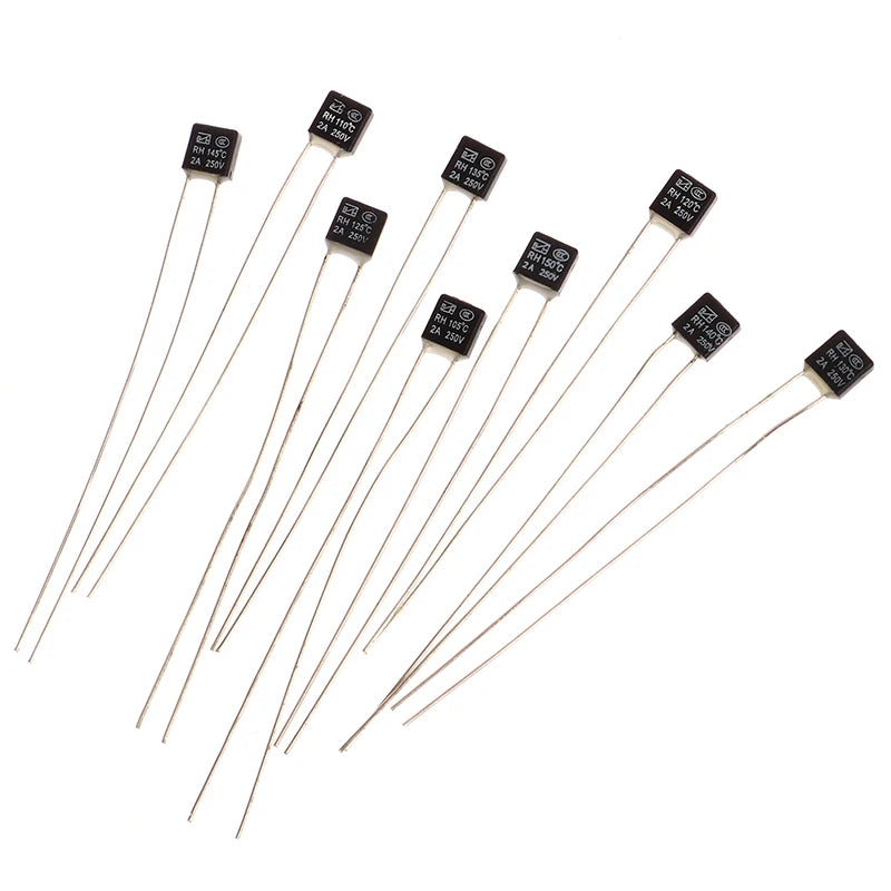 5-Pack Thermal Fuse 2A 250V – 105/120/145°C Temperature Switch Thermal Fuse Switch Axl