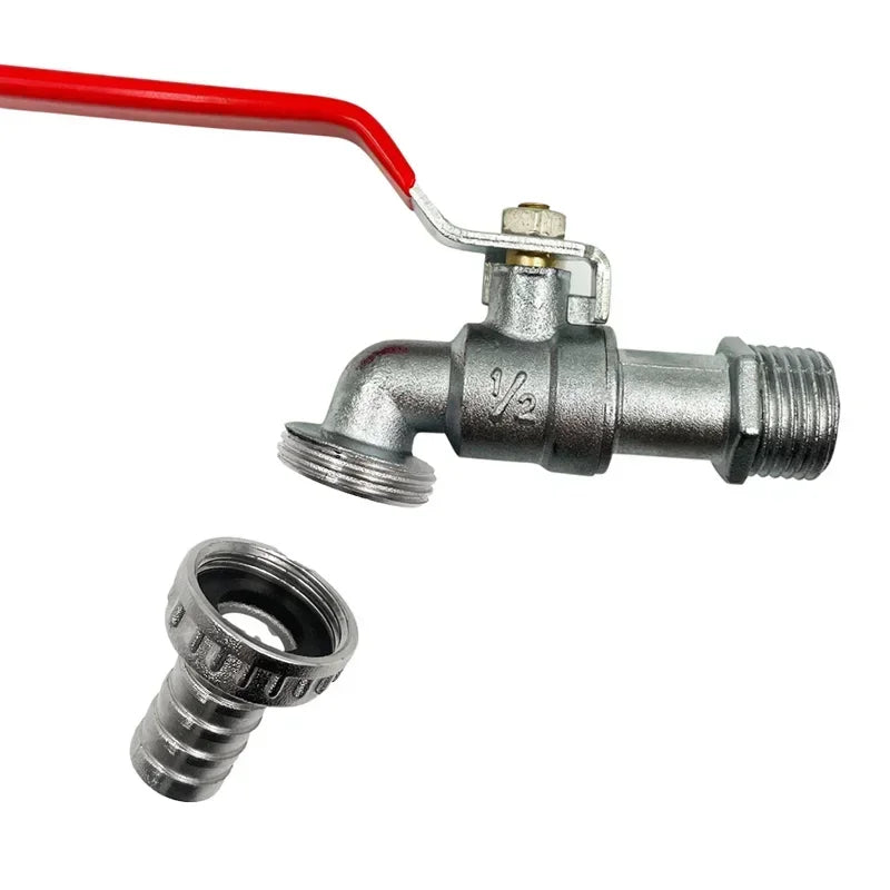 1/2" Brass Ball Valve Garden Faucet | IBC Tank Water Tap Garden Ball Valve Tap Axl