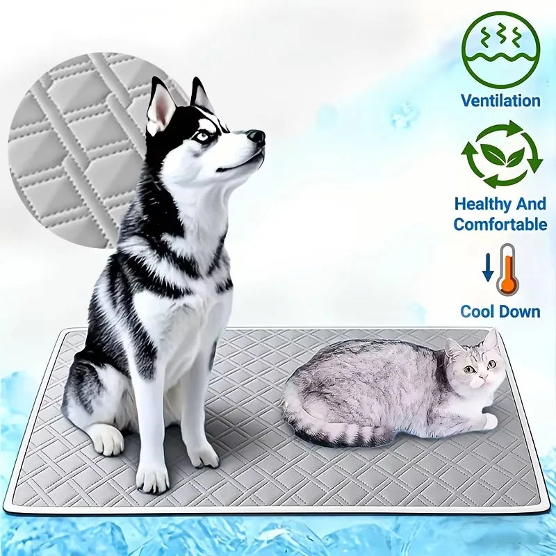 KEMORELA Pet Cooling Pad – Washable Dog & Cat Cool Mat Pet Cooling Mat Axl
