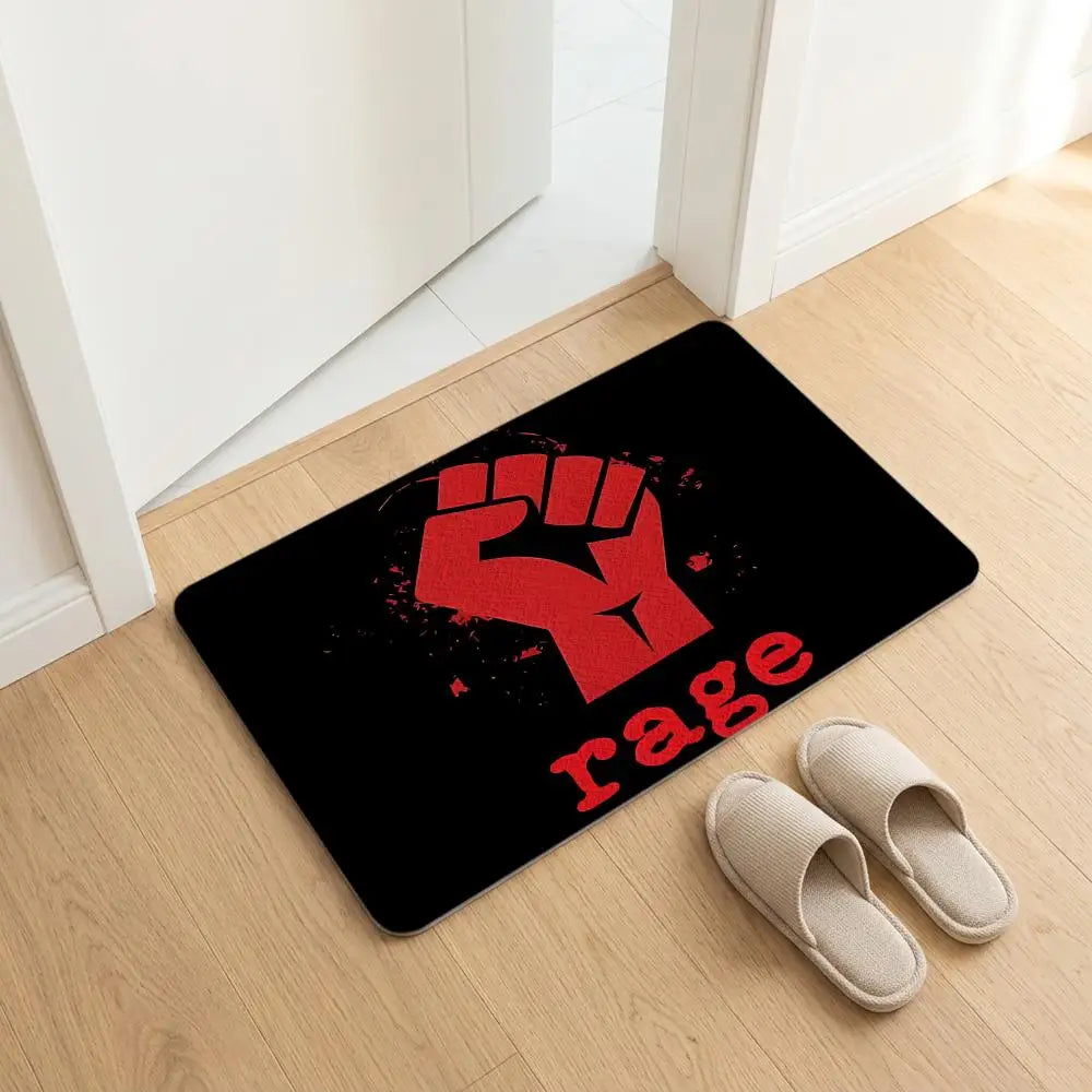 Rage Against the Machine Diatomite Bath Mat | Quick Dry Diatomite Bath Mat Axl White1 30x45cm