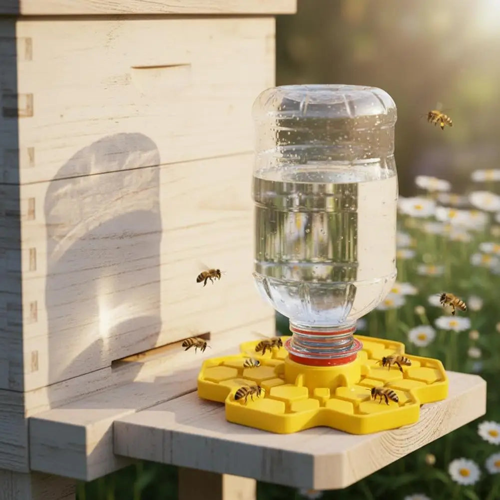 Bee Water Feeder Honeycomb Tray – Safe Honeybee Drinking Station Bee Water Feeder Axl