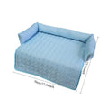 Ice Silk Pet Cooling Mat – Summer Pad for Dogs & Cats Pet Cooling Mat Axl Blue