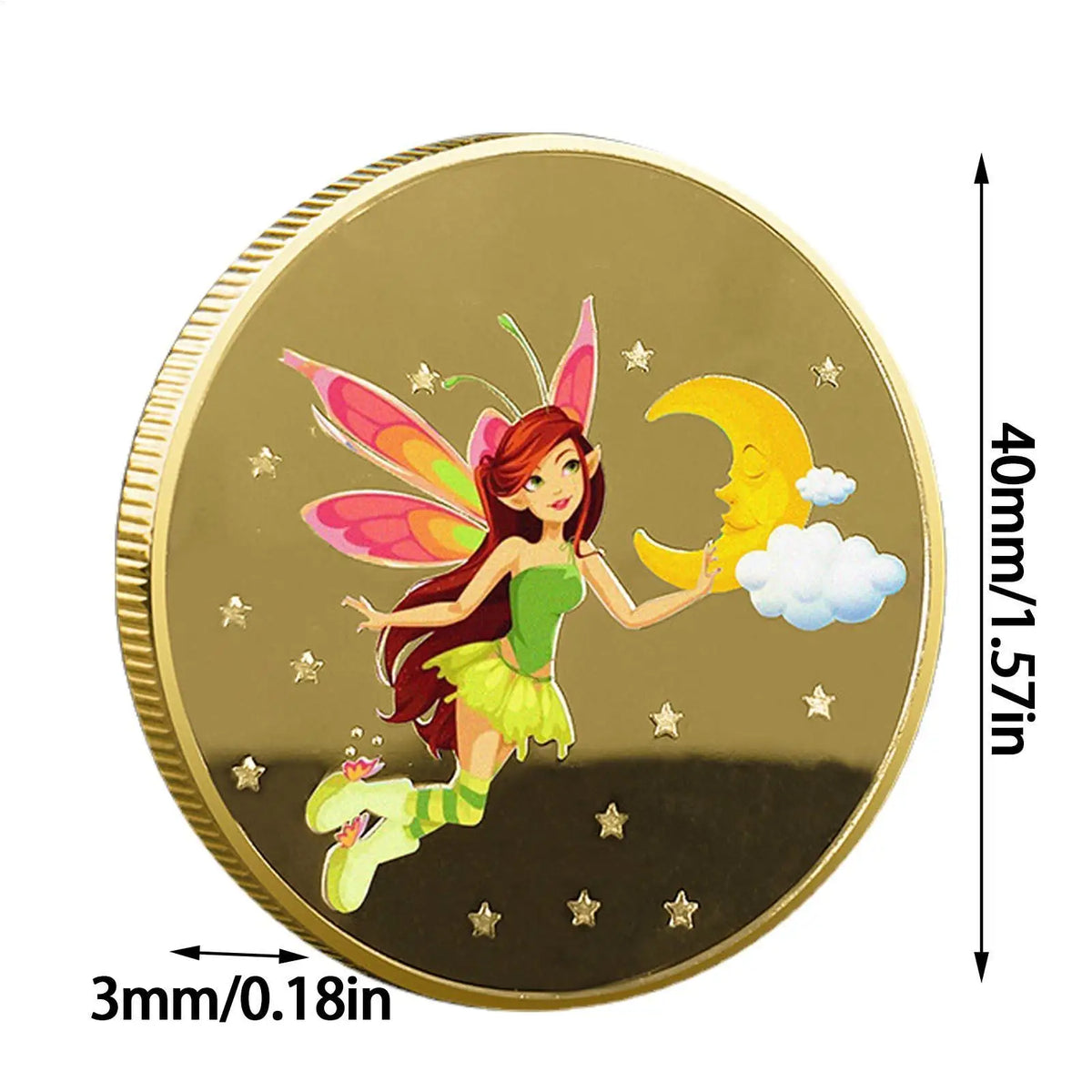 Tooth Fairy Golden Coin – Kids Tooth Loss Reward Gift Novelty Reward Coin Axl
