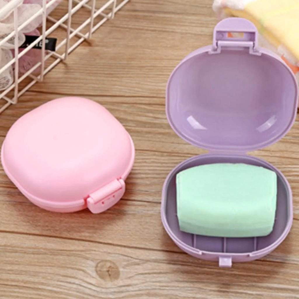 Portable Shampoo Bar Holder & Travel Case with Drain Lid Soap Bar Holder Axl