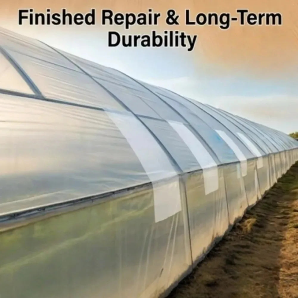 10M PE Greenhouse Film Repair Tape – Waterproof & All-Weather Greenhouse Repair Tape Axl