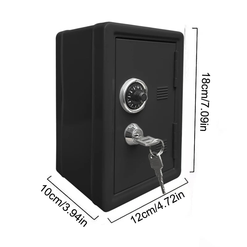 Kids Safe Piggy Bank – Metal Money Box with Lock & Key Kids Piggy Bank Axl A
